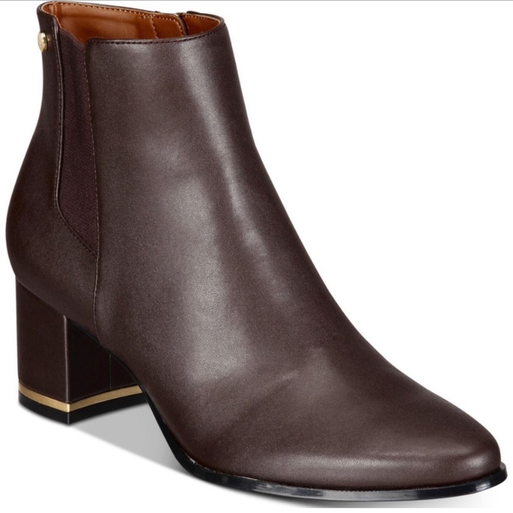 Calvin Klein Fioranna Bootie Brown, brand new